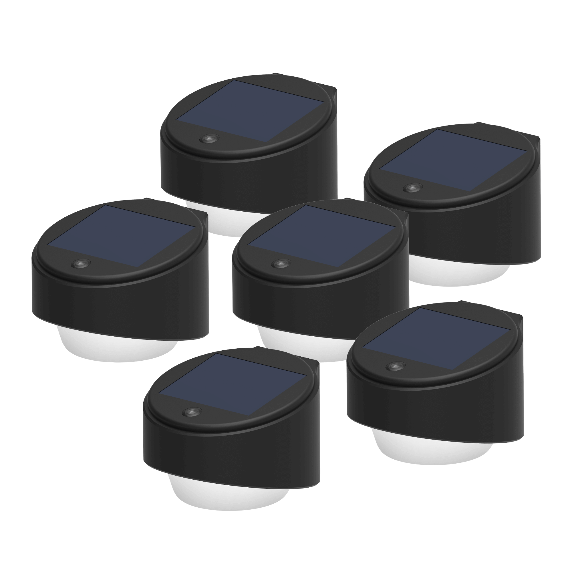 KODA Solar LED Multi-Color Wall Lights (6-pack)