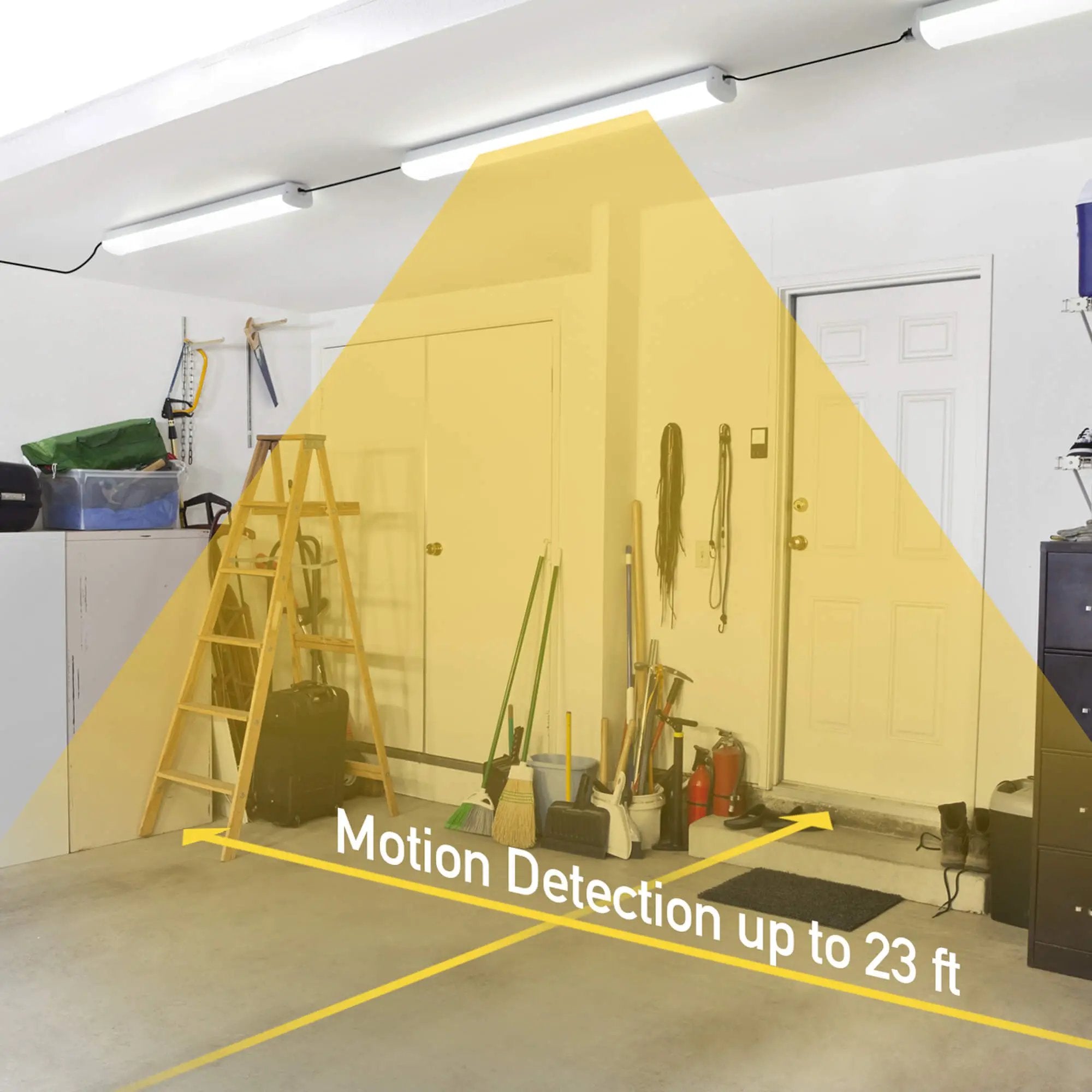 Koda - KODA 46" LED Linkable Shop Light with Motion Sensor and Remote