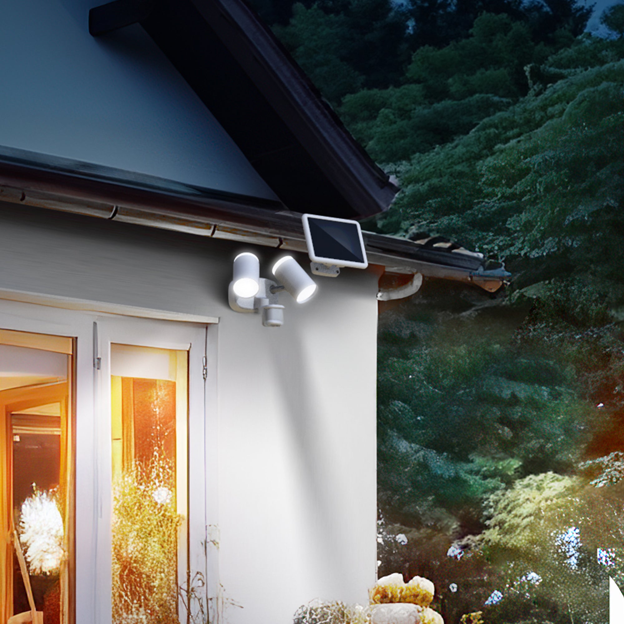 KODA Motion Activated Solar LED Floodlight