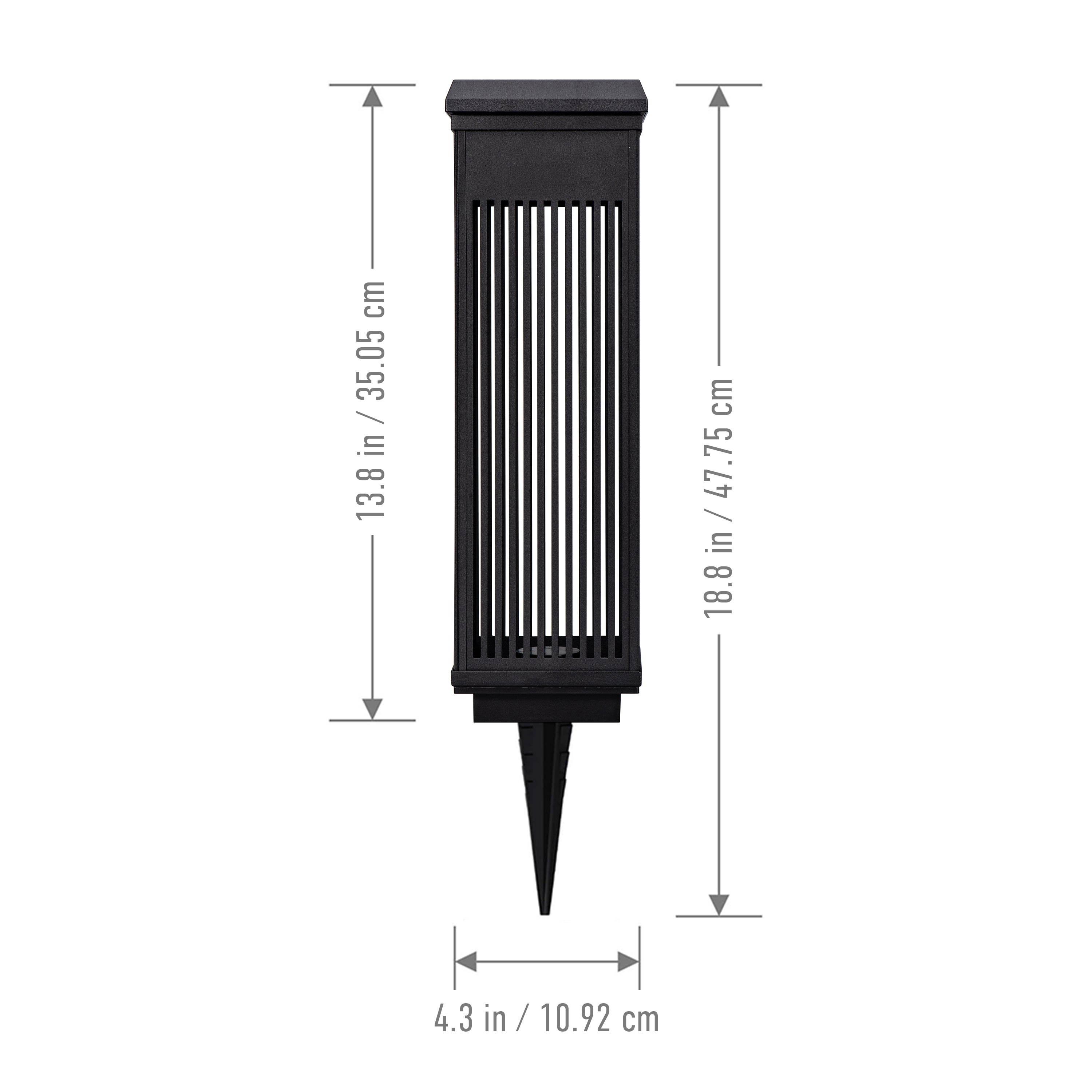 Harbor Breeze 2 -Pack 15 -Lumens 0.12 -Watt Black Solar LED Outdoor Path Light Kit ( 3000-K )