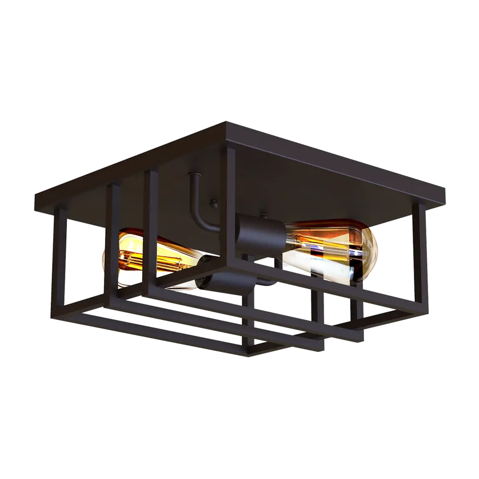 Koda - KODA Fulton Crossing 2-Light Flush Ceiling Light