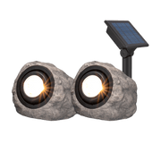 KODA Solar LED Rock Spotlight with Adjustable White Color