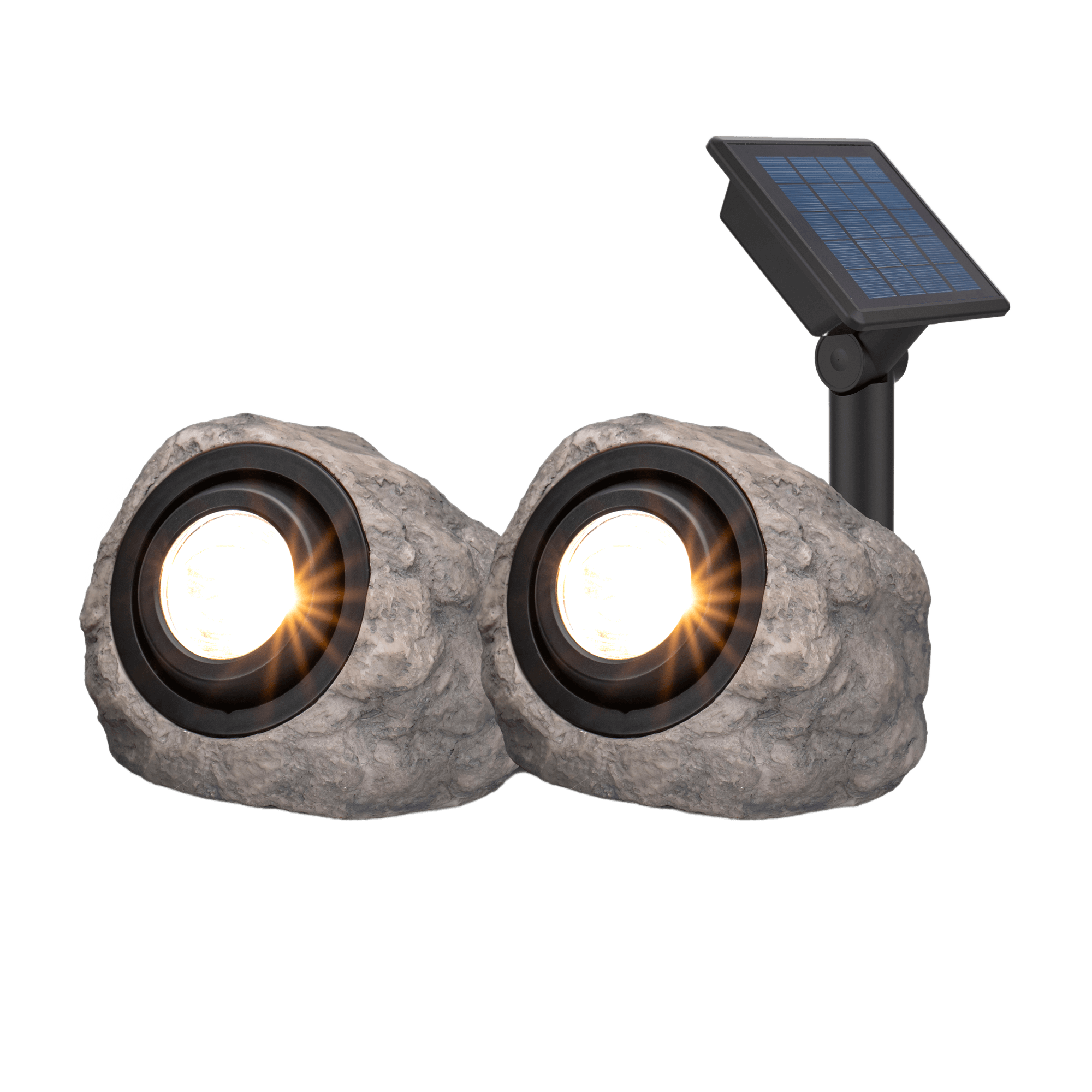 KODA Solar LED Rock Spotlight with Adjustable White Color
