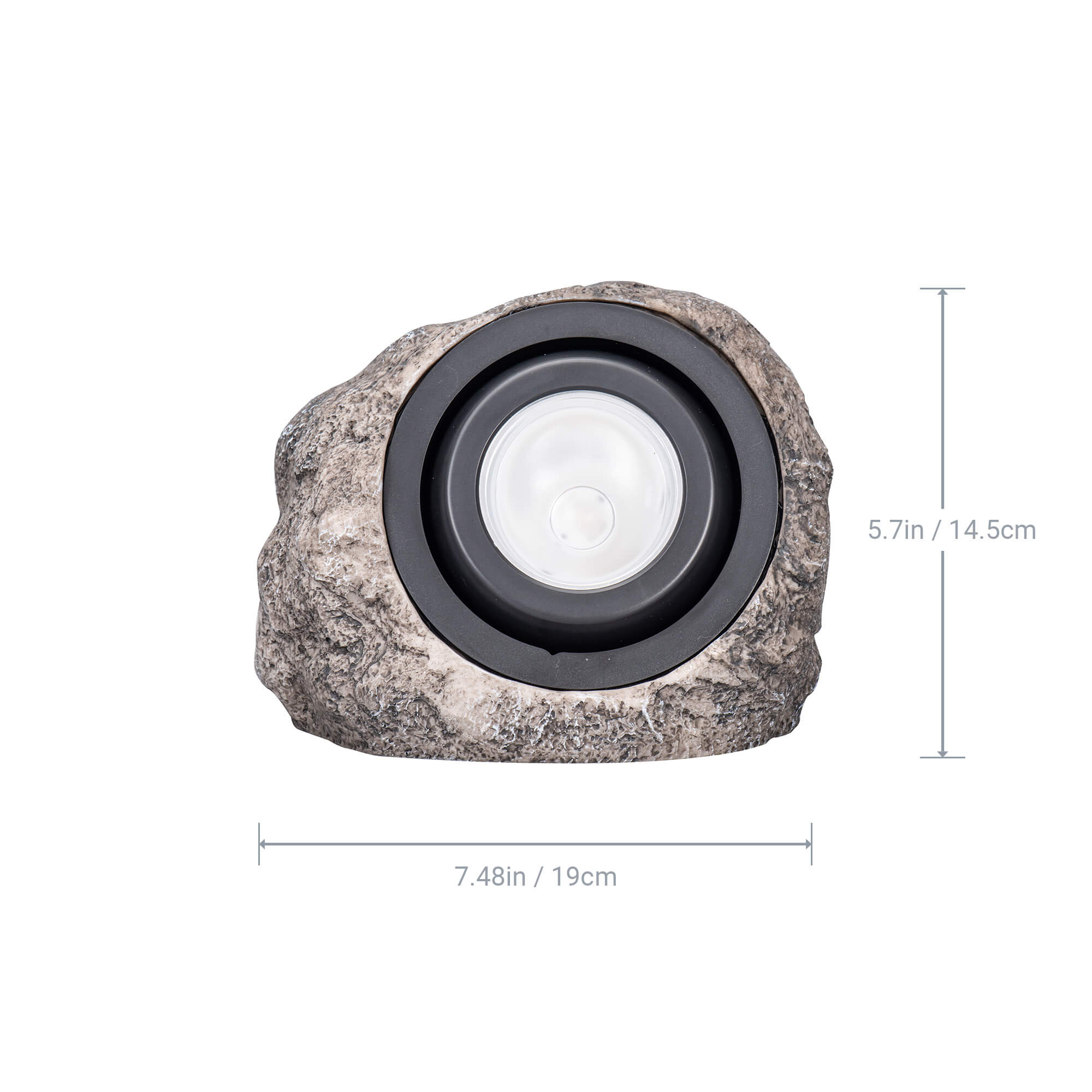 KODA Solar LED Rock Spotlight with Adjustable White Color