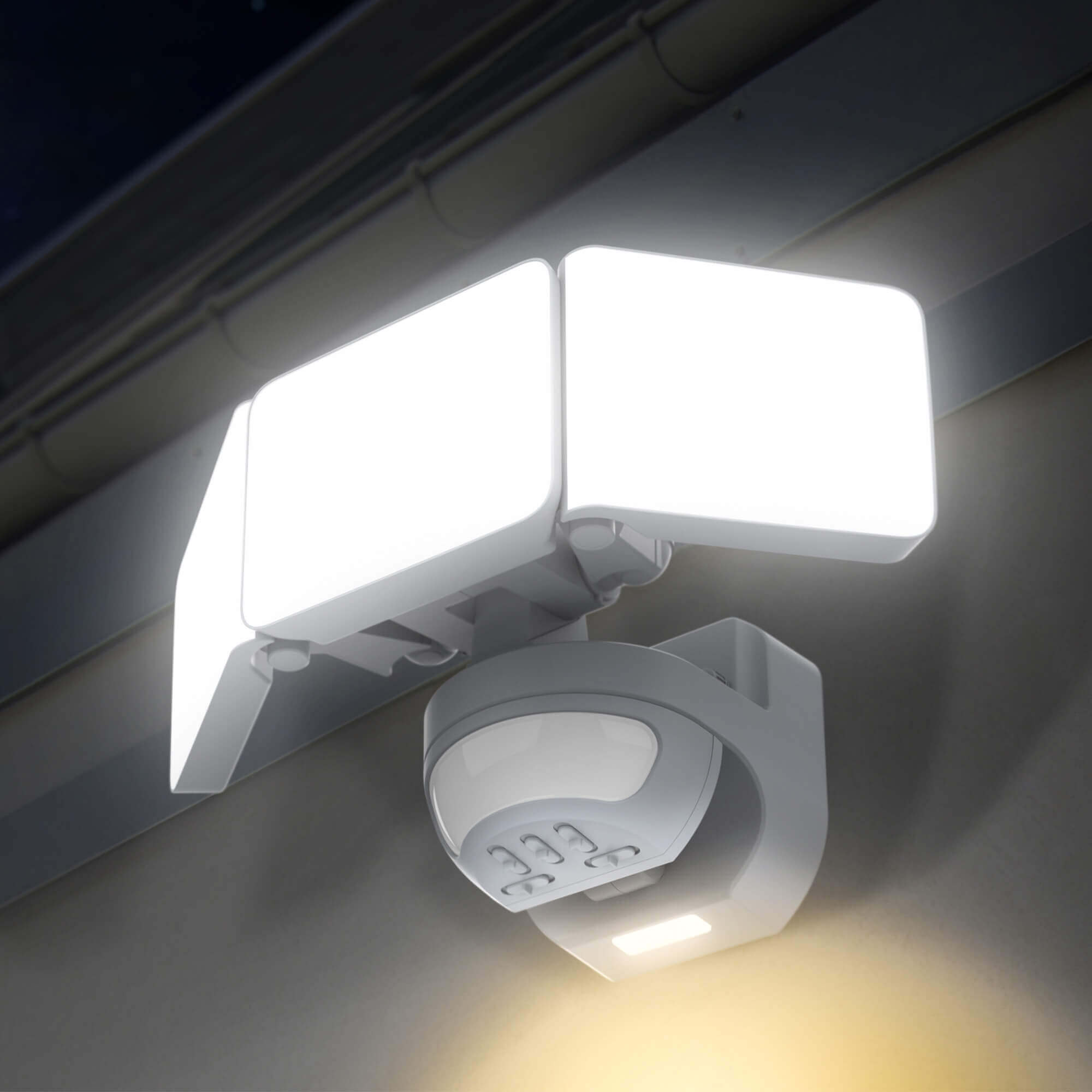 KODA 4200 Lumen Motion Activated LED Security Floodlight with Nightlig