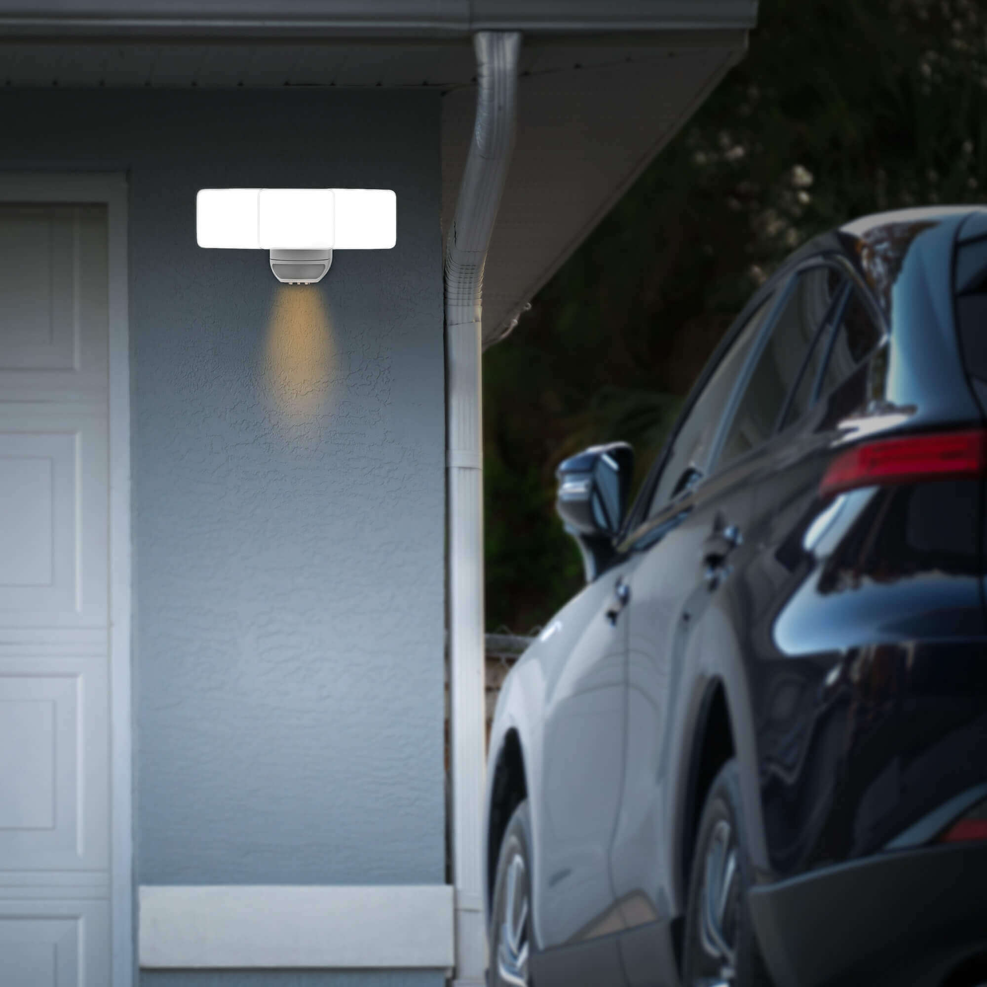 KODA 4200 Lumen Motion Activated LED Security Floodlight with Nightlig