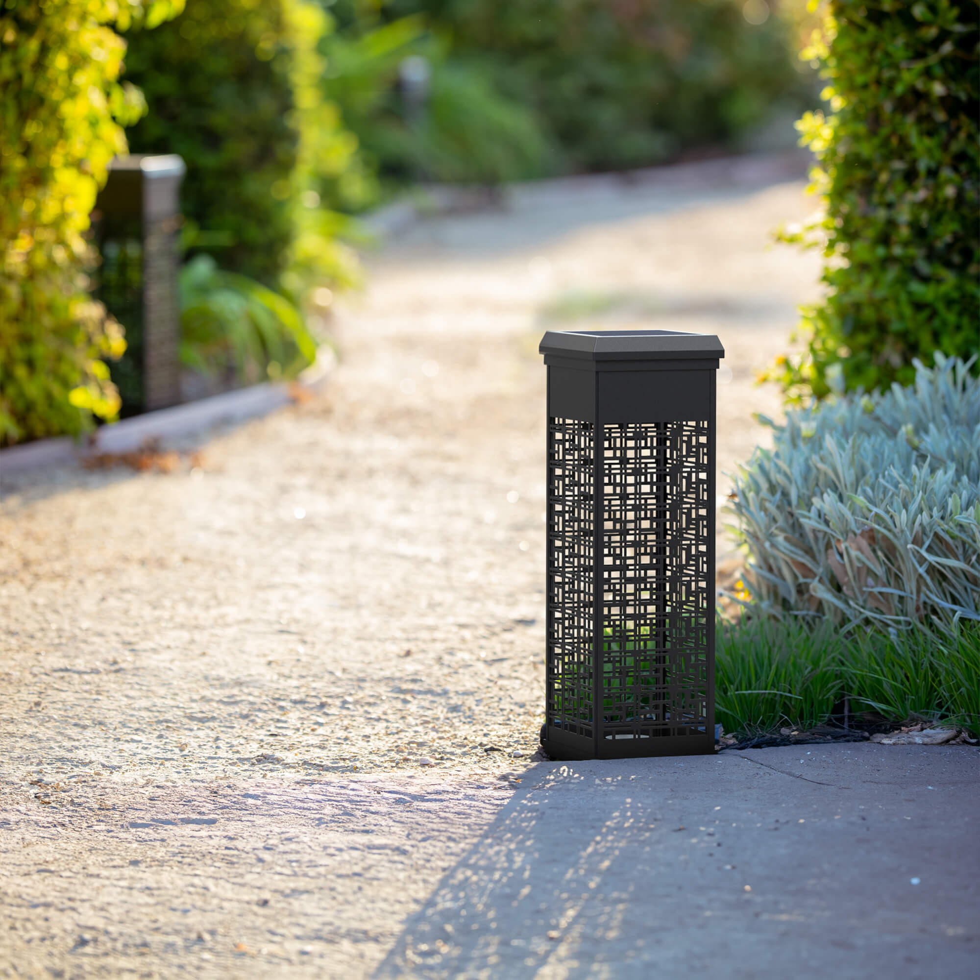 KODA Solar Hikari Square Bollard Light 4-Pack