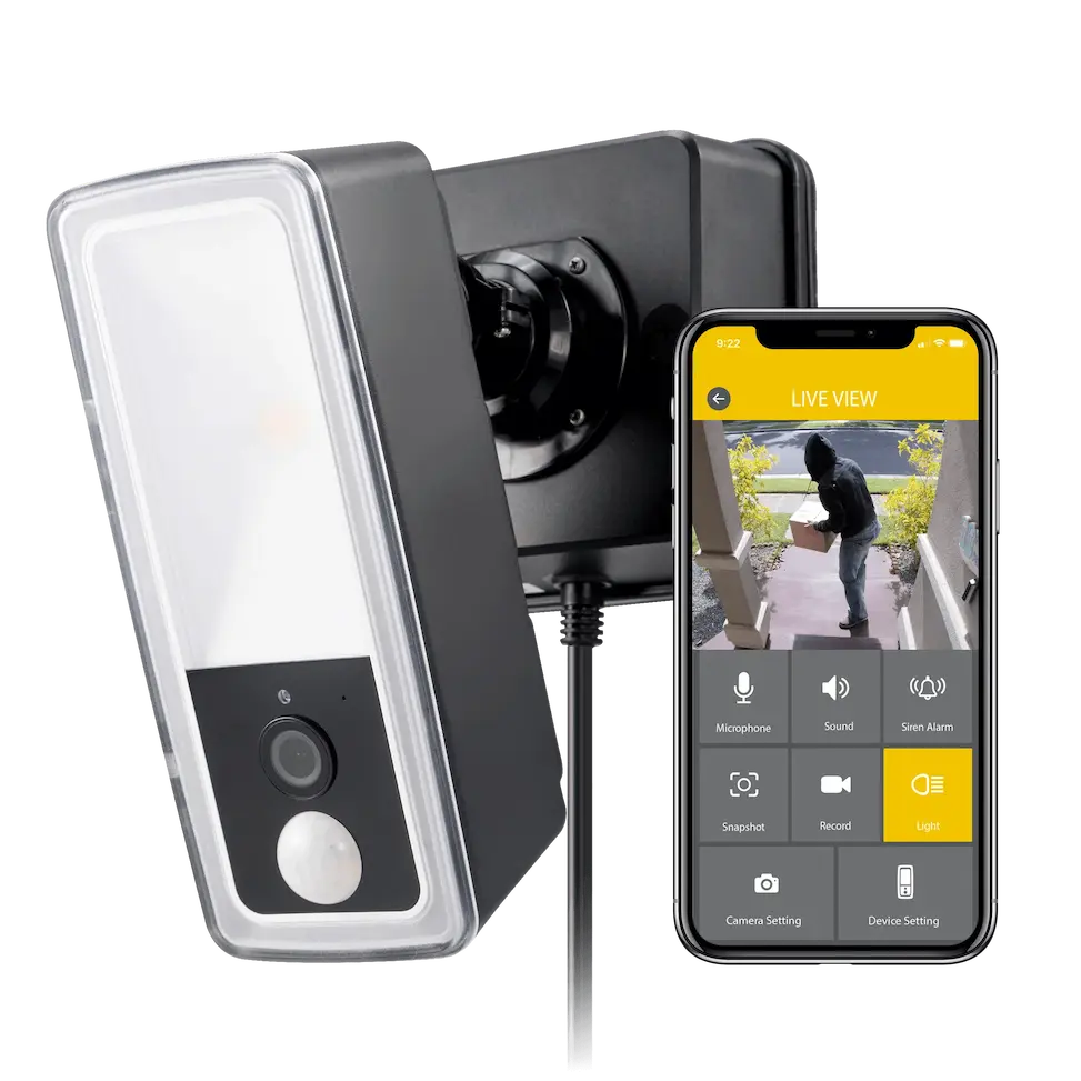 Koda - KODA Security Camera with Motion-Activated Floodlight