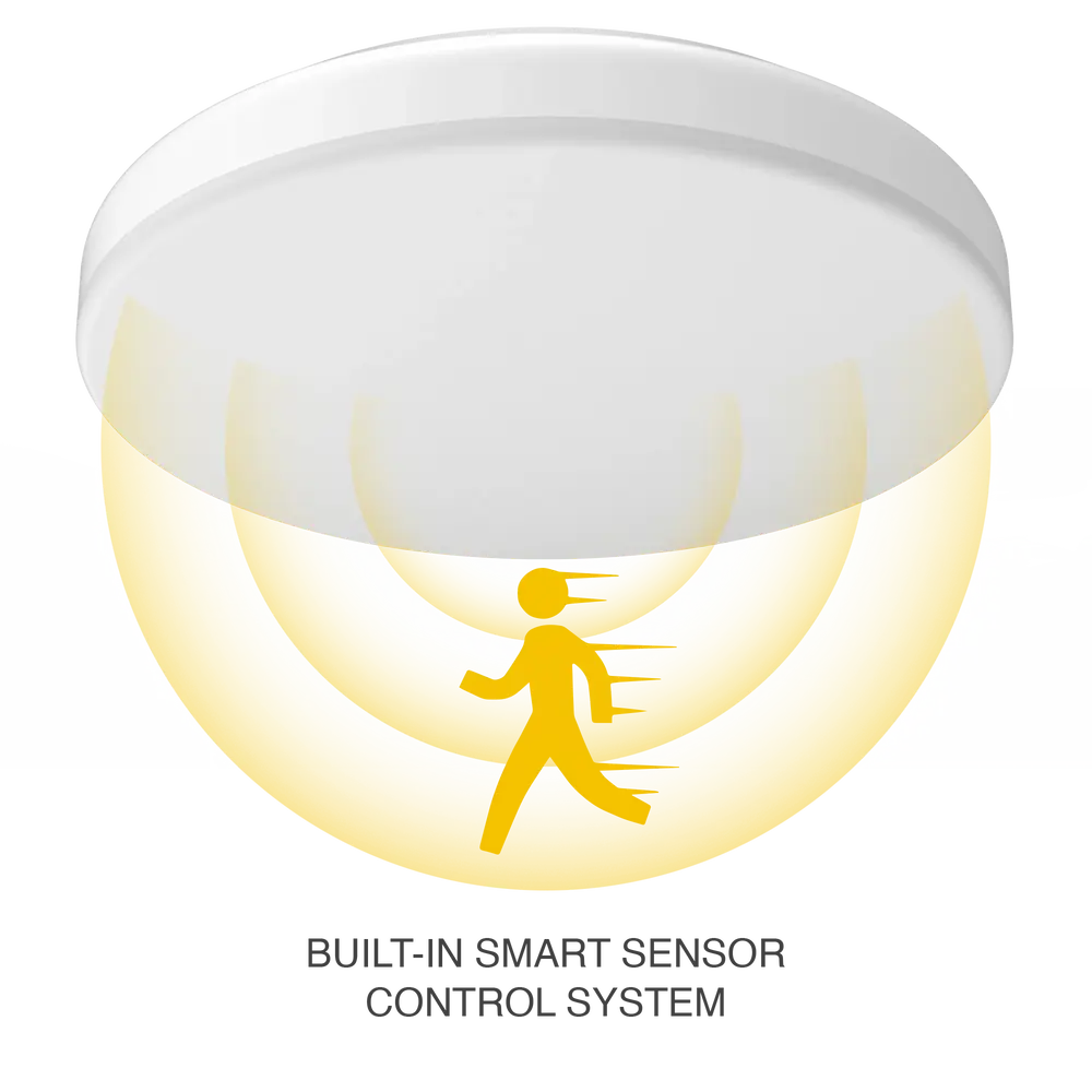 Koda - KODA 14" LED Ceiling Light with Motion Sensor and Adjustable Color
