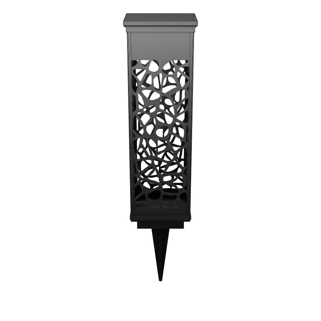 KODA Solar Mosaic Square Bollard Light (4-pack)