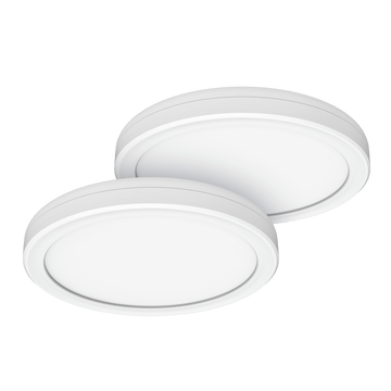 Koda - KODA 7.5" Slim Round LED Ceiling Light (2-Pack) with Adjustable White Color