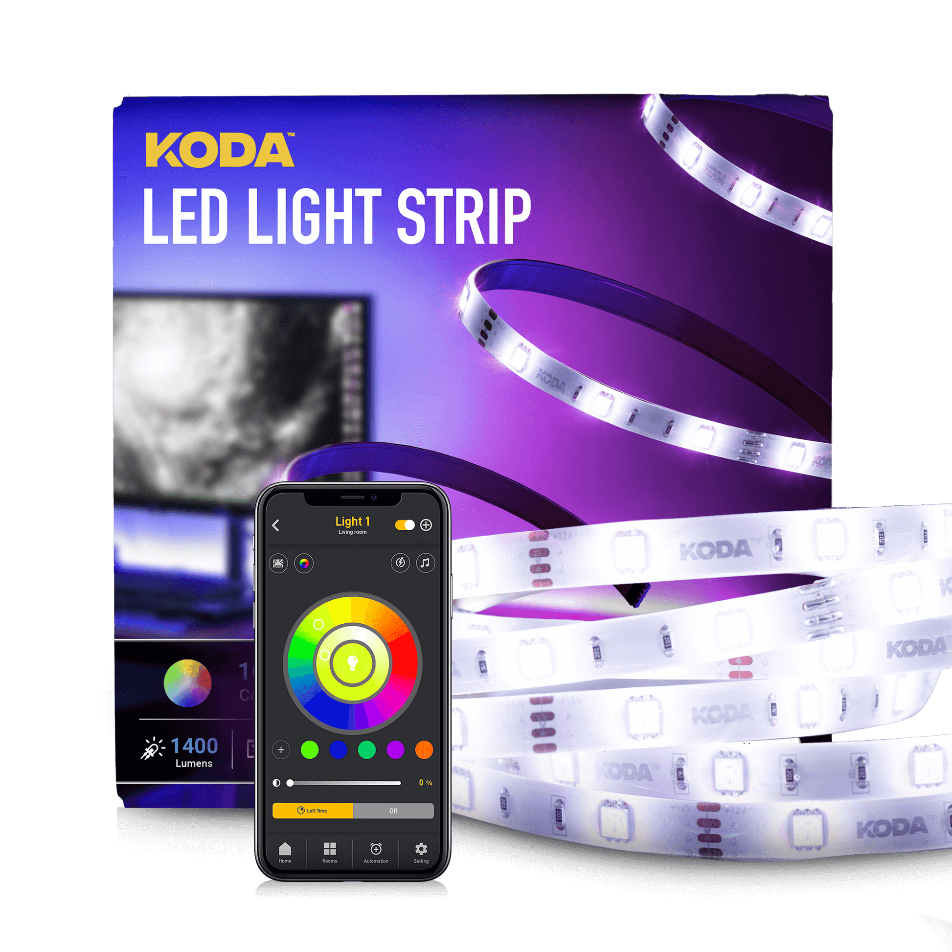 Koda - KODA LED Light Strip with App Control Indoor Only