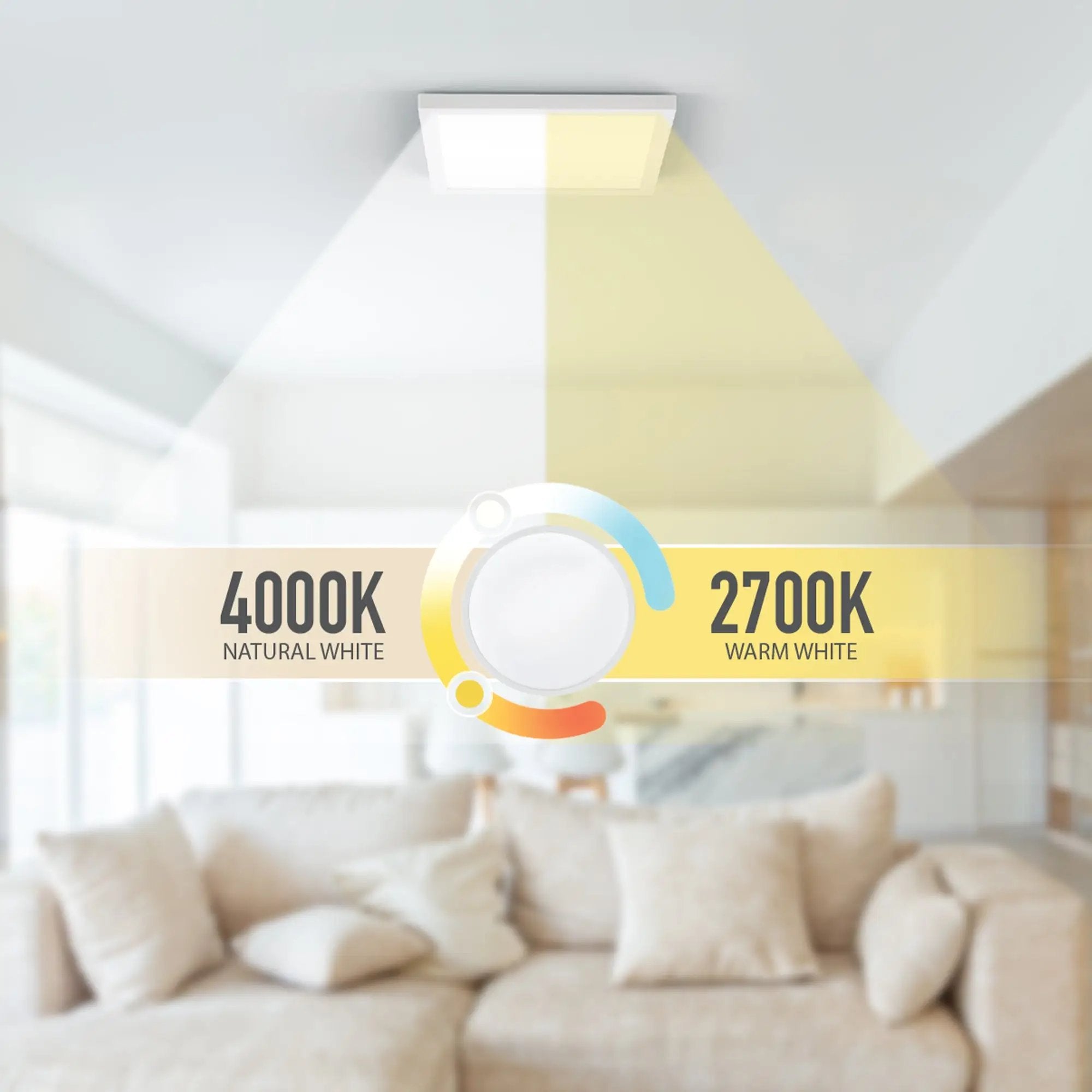 KODA 12 Square LED Ceiling Light (2-pack) | Koda Store