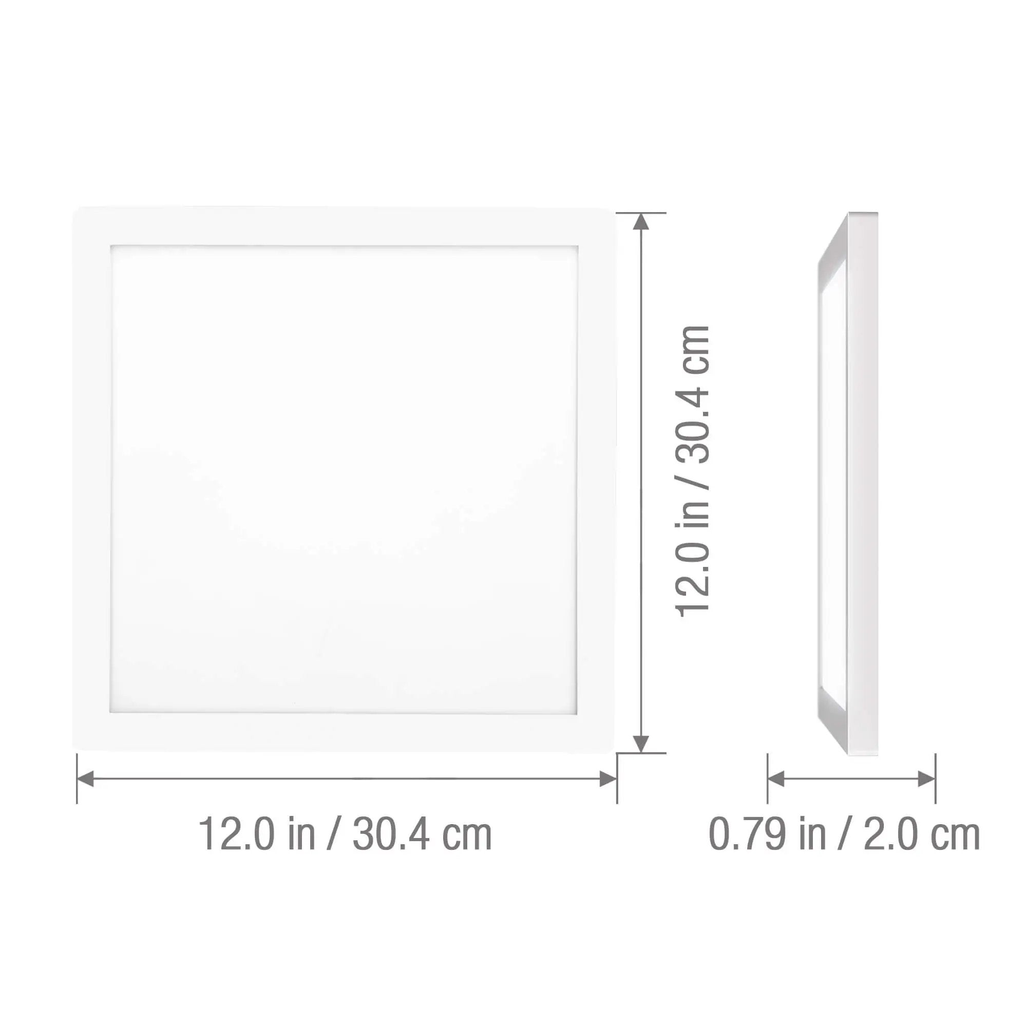 KODA 12 Square LED Ceiling Light (2-pack) | Koda Store